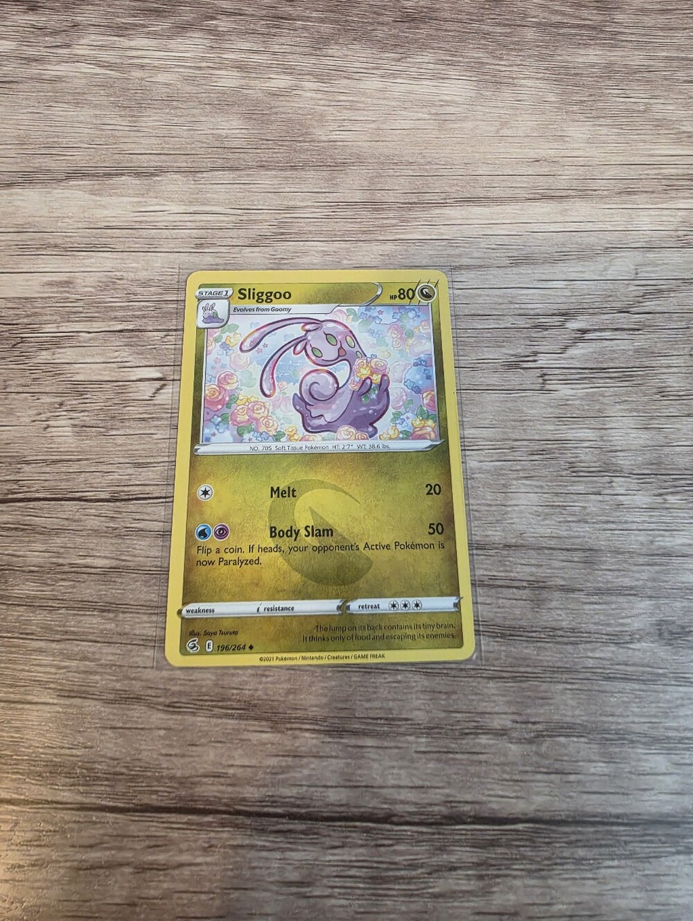 💫BUY 5 FOR $26 Pokemon Sliggoo Card